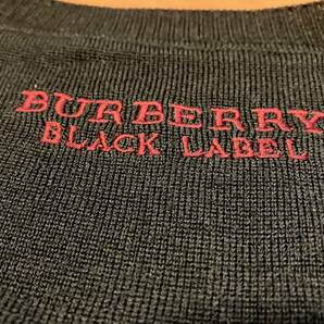 Burberry バーバリー メンズ長袖ニットカーディガン ブラック 黒 Mの画像4