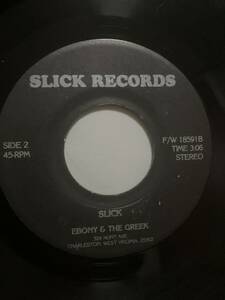 rare obscure funk 45 Ebony & The Greek Slick