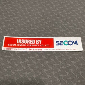 セコム　自動車保険　ステッカー　SECOM　シール