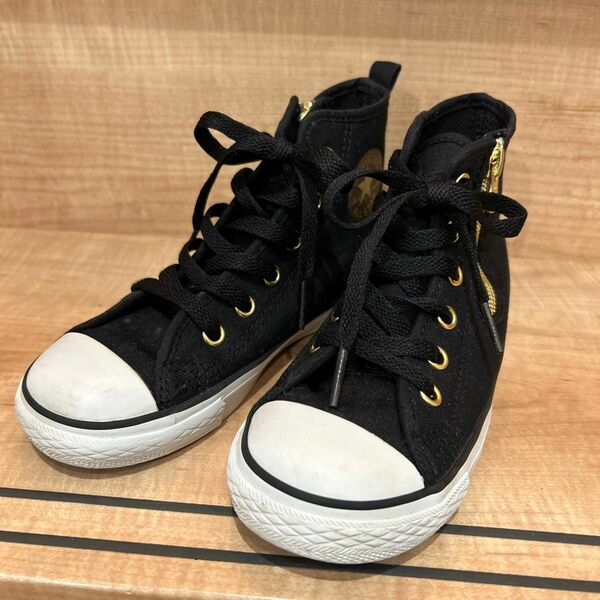 CONVERSE コンバース　チャイルドオールスター　ハイカット　ブラック　19cm