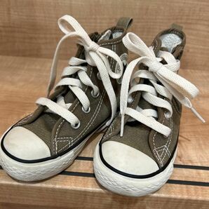 CONVERSE コンバース オールスター　チャイルドオールスター　ハイカット　オリーブ　15cm