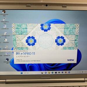 刺繍ミシン用ノートPC Panasonic CF-SZ6 第7世代 Core i5-7200U@2.5GHz 刺繍プロ11 Embird2017 イラストレータ フォトショップ officの画像8