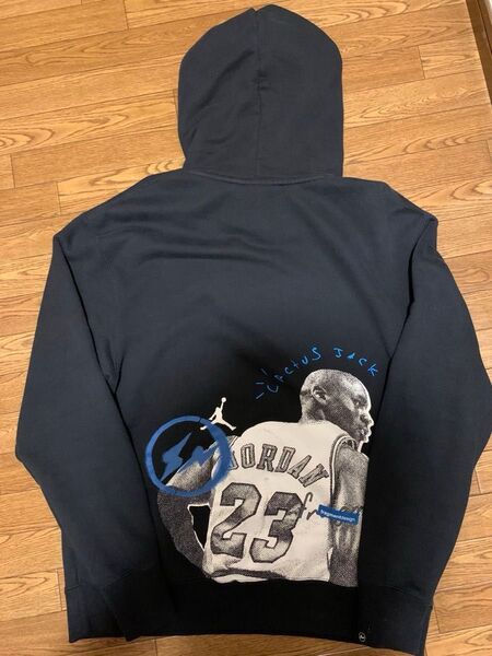 Jordan x Cactus Jack by Travis Scott x Fragment Hoodie Size L