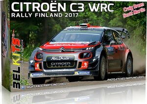 即決！ベルキット1/24 シトロエン C3 WRC 2017 フィンランドラリー（グラベル仕様）プラモデル　モデルカー　ミニカー