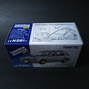 即決！LV-N281c スバル インプレッサ ピュアスポーツワゴン WRX STi Ver.V (銀) 98年式 トミカリミテッドヴィンテージ NEO 同梱発送可能！の画像5