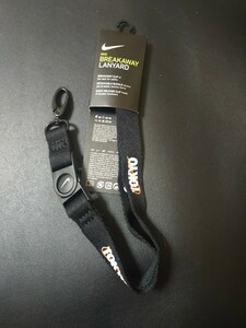  free shipping! prompt decision!NIKE BREAKAWAY LANYARD neck strap Ran yard men's lady's neck .. strap removed possibility 