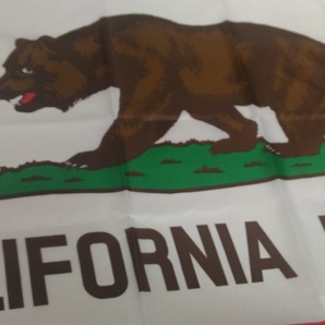 新品 送料無料 California カリフォルニア ビッグフラッグ 150cmX90 カリフォルニア州旗 大型フラッグ タペストリー ガレージ インテリアの画像4