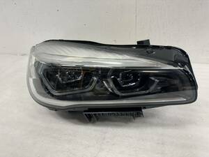 6A15 BMW 2シリーズ F45 後期 純正 LED ヘッドライト 右 A8 8738644-04