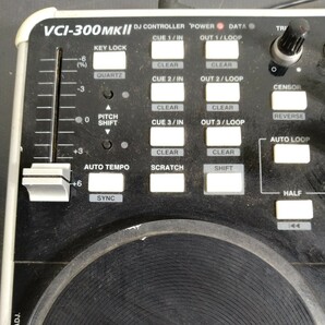 KS003.型番:VCI-300MK2.0405.DJコントローラー. Vestax .通電のみ確認.ジャンクの画像2