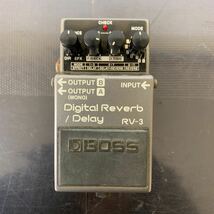 KL018.型番：RV-3 .0405.BOSS エフェクター .ボス リバーブ ディレイ.Digital Reverb/ Delay.ジャンク_画像1