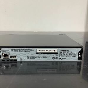 ML017.型番：DMR-BRT220 .0319.Panasonic DIGA.ブルーレイディスクレコーダー .DVD再生可.本体のみ.ジャンクの画像8