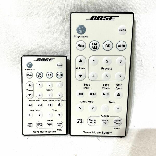 【2個セット】BOSE Wave music systemリモコン サイズ小 大