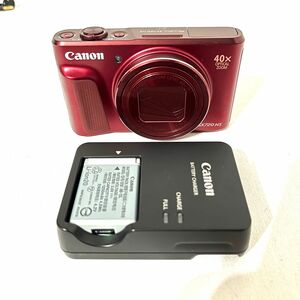 【動作確認済】Canon キヤノン コンパクトデジタルカメラ PowerShot SX720 HS レッド 光学40倍