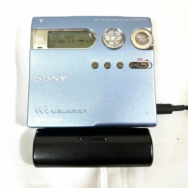 【再生確認済】SONY ソニー WALKMAN MZ-N910 MDウォークマン ポータブルプレーヤー