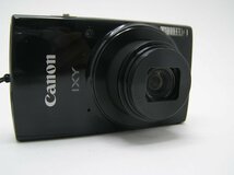 ★ハローカメラ★0132　Canon　IXY 190 HD wi-Fi ブラック　【本体とバッテリーのみ】　動作品 現状 1円スタート 即決有り_画像1