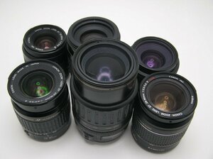 ★ハローカメラ★0334 Canon EF28-80ｍｍ：3.5-5.6 他【合計6本】AF動作OK 他は未確認の為 ジャンク 現状 1円スタート 即決あり