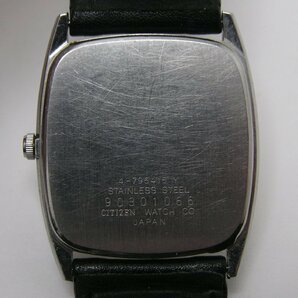 ★ハローカメラ★ 0311 シチズン Citizen EXCEED 4-795415 クォーツ メンズ 腕時計 ジャンク 要修理 1円スタートの画像4