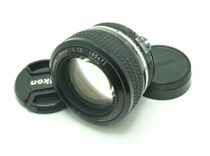 * Hello camera *0405 Nikon Ai 50mm:1.2 bright lens operation goods present condition 1 jpy start prompt decision equipped 