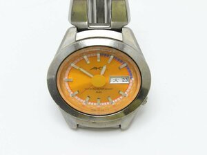 * Hello camera * 0425 SEIKO Seiko ALBA AKA 10BAR V743-5A20 quartz men's wristwatch Junk necessary repair 1 jpy start 