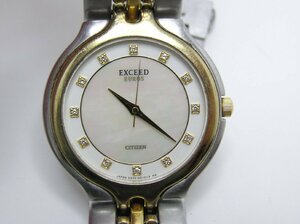 ★ハローカメラ★ 0503 シチズン Citizen EUROS EXCEED 0330-H01013 クォーツ メンズ 腕時計 ジャンク 要修理 1円スタート