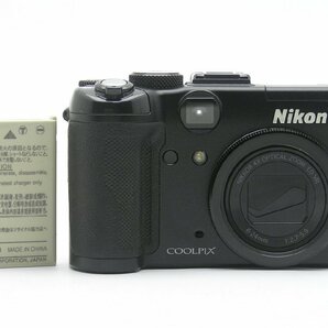 ★ハローカメラ★0154 Nikon COOLPIX P6000 (NIKKOR 6-24mm F2.7-5.9) 【本体とバッテリーのみ】難有 動作品 現状 1円スタート 即決有りの画像1