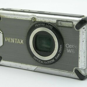 ★ハローカメラ★0342 PENTAX Optio W80 (OPTICAL 5xZOOM 5-25mm)【本体とバッテリーのみ】難有 動作品 現状 1円スタート 即決有りの画像3