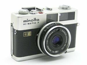 ★ハローカメラ★0360　minolta HI-MATIC F ( ROKKOR 38mm F2.7 ) 整備済み：清掃済み 動作品 1円スタート 即決あり