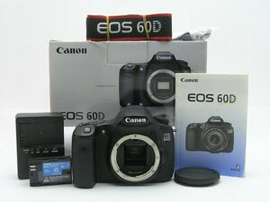 ★ハローカメラ★0498 Canon EOS 60D Body 1800万画素 箱.説明書 【 付属品あり】動作品 現状 【綺麗】1円スタート 即決有り