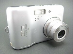 ★ハローカメラ★0068 Nikon COOLPIX L3/光学3xズーム (500万画素) 撮影.再生OK SDカード使用 動作品 1円スタート 即決有り