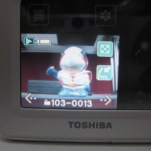 ★ハローカメラ★0096 TOSHIBA Sora PDR-T15 ハローキティパネル[201万画素]/単三電池2本使用消 (撮影.再生可) 難有品 1円スタートの画像6