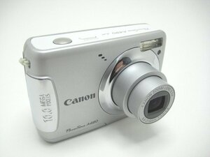 ★ハローカメラ★0125 Canon PowerShot A480 (約1000万画素) 撮影.再生OK/単三電池2本使用 (CFカード使用) 動作品 1円スタート 即決有り