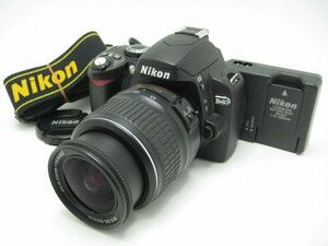 ★ハローカメラ★0128 Nikon D40 18-55 3.5-5.6G II [1020万画素] 【 付属品あり】動作品 現状 1円スタート 即決有り