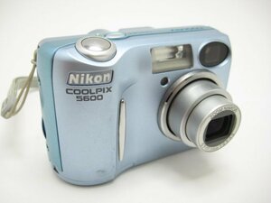 ★ハローカメラ★0288 Nikon COOLPIX E5600/光学3xズーム (510万画素) 単三電池2本.SDカード使用/AF時に少し駆動音有 動作品 1円スタート