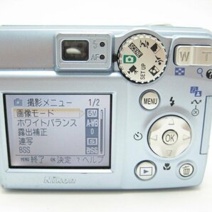 ★ハローカメラ★0288 Nikon COOLPIX E5600/光学3xズーム (510万画素) 単三電池2本.SDカード使用/AF時に少し駆動音有 動作品 1円スタートの画像5