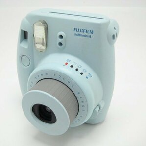 ★ハローカメラ★0304 FUJI チェキ instax mini 8【シャッター.ストロボ動作OK】 インスタントカメラ 動作品 ブルー 1円スタート 即決有りの画像1