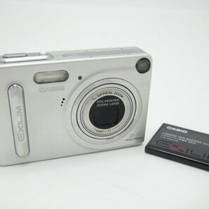 ★ハローカメラ★0359 CASIO EXILIM EX-Z3 (320万画素) SDカード使用 【本体とバッテリーのみ】 動作品 現状 1円スタート 即決ありの画像1