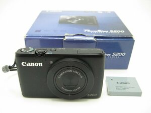 ★ハローカメラ★0370 Canon PowerShot S200 Wi-Fi (1010万画素) 【本体、箱とバッテリーのみ】 動作品 現状 1円スタート 即決有り