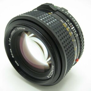 ★ハローカメラ★0437 ミノルタ MINOLTA MD.ロッコール 50ｍｍ F1.4 【:要清掃】動作品ジャンク 現状 1円スタート 即決有りの画像1