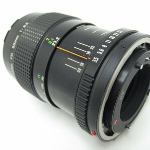 ★ハローカメラ★0456 Canon NEW FD 50ｍｍ F3.5 マクロ【動作OK】 【:要清掃】動作品ジャンク 現状 1円スタート 即決有りの画像5