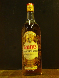 特級「Grant's」”STAND FAST” 1970年代～ グランツ スタンドファスト 760ml 43度 グレンフィディック レディバーン 　Grant's・SF-0319-A