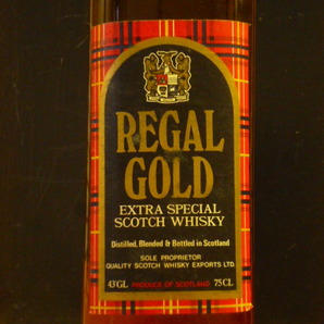 特級「REGAL GOLD」EXTRA SPECIAL キャンベルタウンモルトが中核 スプリングバンク？ SCOTCH WHISKY 43°GL 75CL REGAL GOLD-0319-Aの画像4