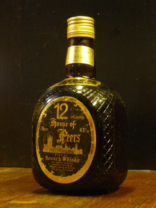 特級「House of Peers」12年 1980年代以前に流通 ハウス・オブ・ピアーズ 12 YEARS 75cl 43°GLK1566(株)栄屋輸入 H.of Peers-0404-B