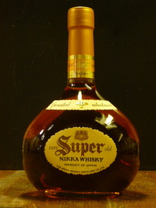 「スーパー ニッカ」旧ボトル 1990年代あたりの流通か 鶴印 NIKKA Super RARE OLD 750ml 43度 　SUPER NIKKA-0421-A