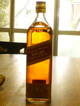 ジョニーウォーカー 赤ラベル キングサイズ（1L）旧ボトル Johnnie Walker Red Label 湾曲肩ラベル 43%vol　　JWR-0421-A_画像2