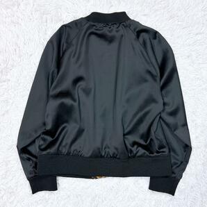 美品★XL★H＆M エイチアンドエム リバーシブル フライトジャケット ブルゾンMA-1 ゴールド/ブラックの画像4