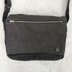 美品★PORTER ポーター 吉田カバン SMOKY SHOULDER BAG スモーキー ショルダーバッグ メッセンジャーバッグ 斜めがけ A4収納の画像4