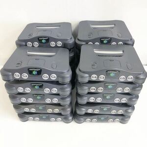 20台　Nintendo64　ニンテンドウ64　任天堂64　NUS-001　ブラック　本体　ニンテンドー64　N64　ロクヨン　大量　まとめて　セット