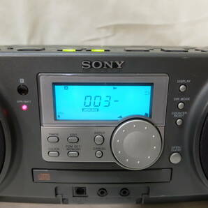 ソニー SONY ZS-D1 FM AM ラジオ CD Wラジカセ リモコン付きの画像4