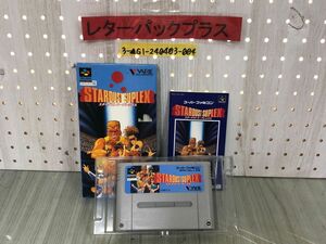 3-▲SFC スターダスト スープレックス STARDUST SUPLEX スーパーファミコン 箱・取説あり スーファミ ソフト カセット 取説折れ汚れあり