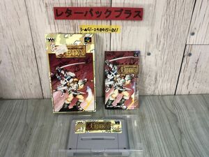 3-▲SFC 外箱・取説あり FEDA フェーダ エンブレム オブ ジャスティス スーパーファミコン スーファミ カセット ソフト SHVC-63 やのまん